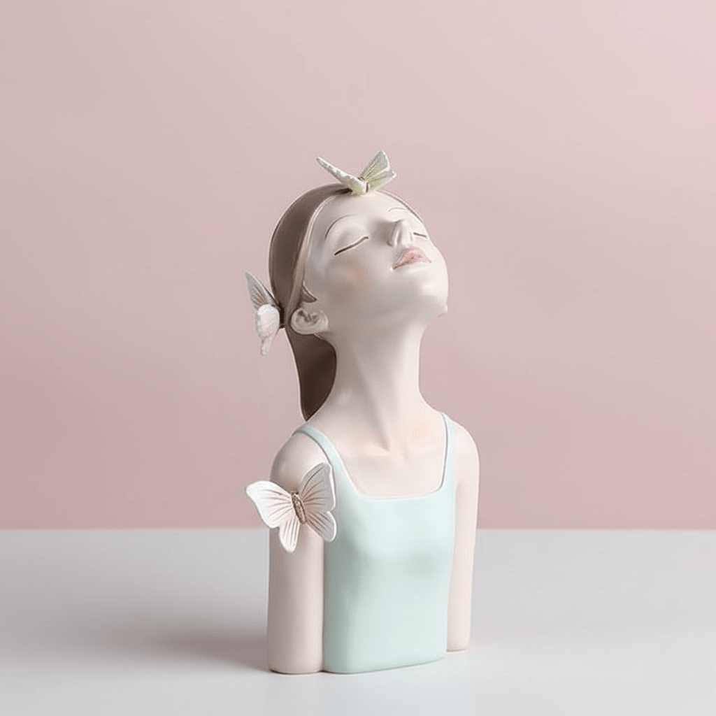 The Southern Atelier – Enchanting Woodland Fairy Sculpture Adorned with Butterflies for a Touch of Charm - The Southern AtelierSKU_1763119341082_267