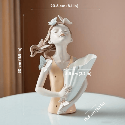 The Southern Atelier – Enchanting Woodland Fairy Sculpture Adorned with Butterflies for a Touch of Charm - The Southern AtelierSKU_1763119341082_267