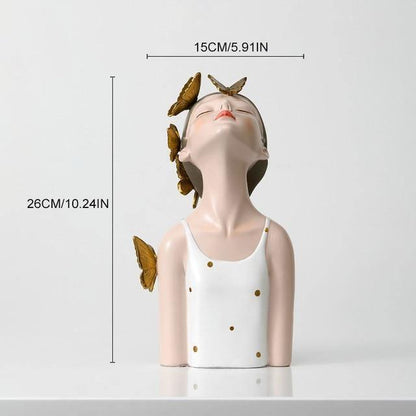 The Southern Atelier – Enchanting Woodland Fairy Sculpture Adorned with Butterflies for a Touch of Charm - The Southern AtelierSKU_1763119341082_267