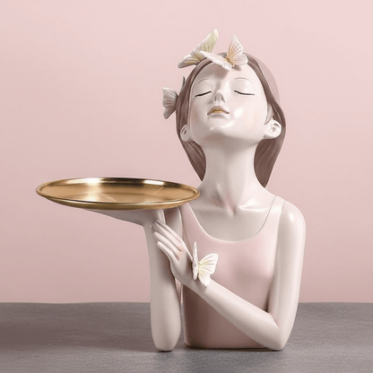 The Southern Atelier – Enchanting Woodland Fairy Sculpture Adorned with Butterflies for a Touch of Charm - The Southern AtelierSKU_1763119341082_349