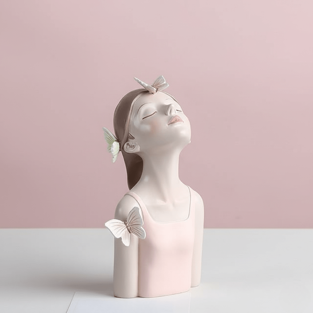 The Southern Atelier – Enchanting Woodland Fairy Sculpture Adorned with Butterflies for a Touch of Charm - The Southern AtelierSKU_1763119341082_374