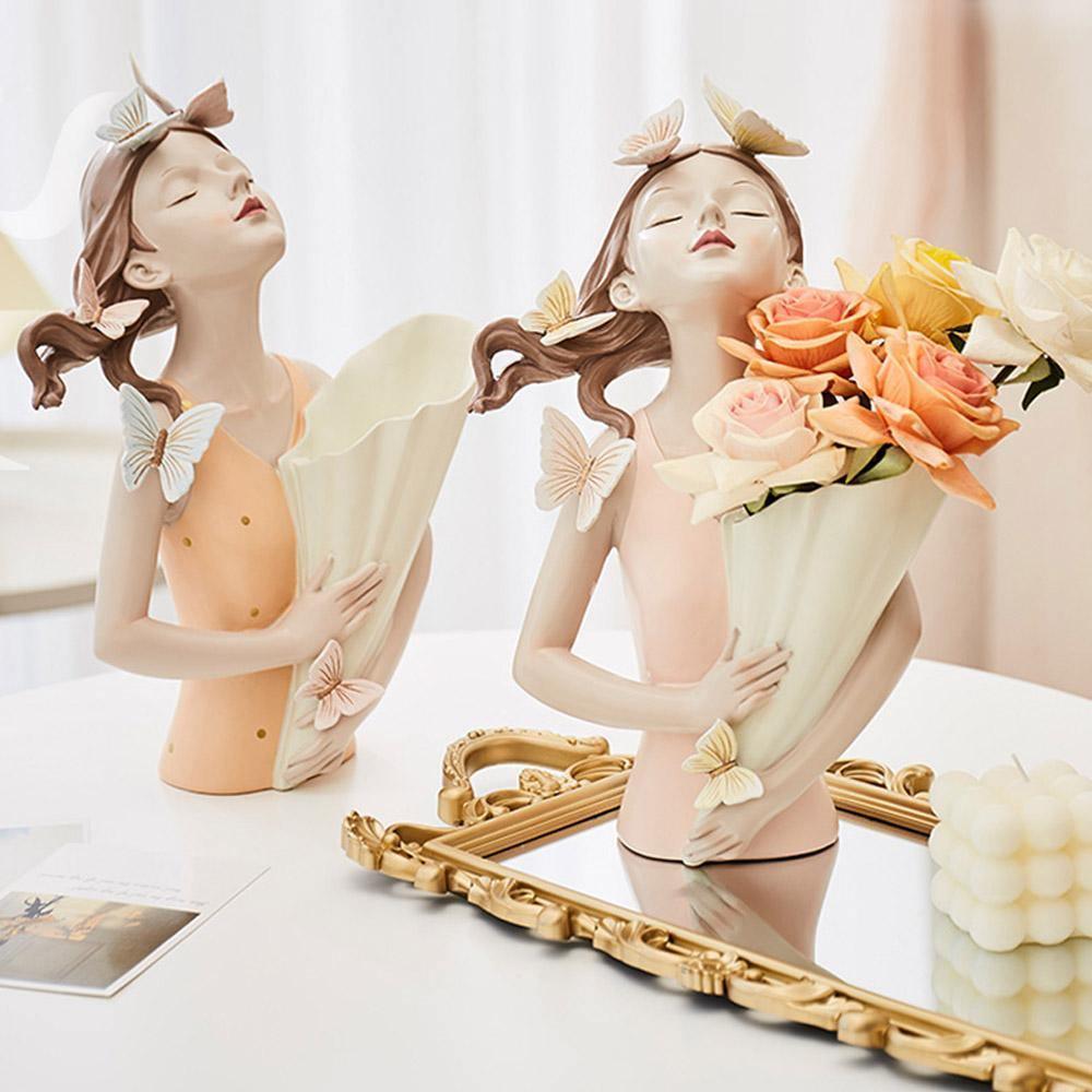 The Southern Atelier – Enchanting Woodland Fairy Sculpture Adorned with Butterflies for a Touch of Charm - The Southern AtelierSKU_1763119341082_374