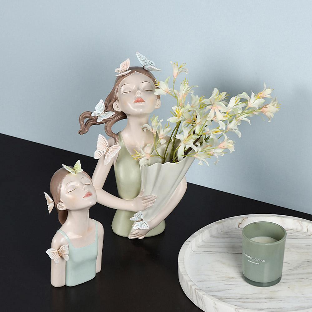 The Southern Atelier – Enchanting Woodland Fairy Sculpture Adorned with Butterflies for a Touch of Charm - The Southern AtelierSKU_1763119341082_374