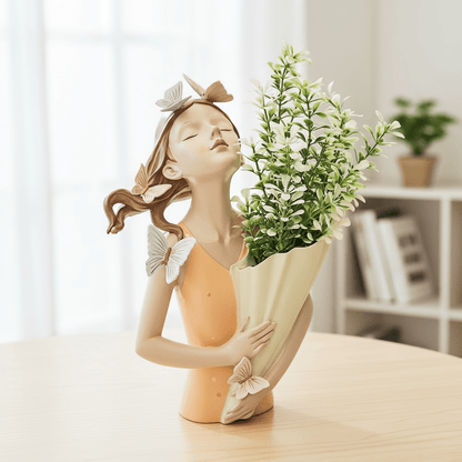 The Southern Atelier – Enchanting Woodland Fairy Sculpture Adorned with Butterflies for a Touch of Charm - The Southern AtelierSKU_1763119341082_374