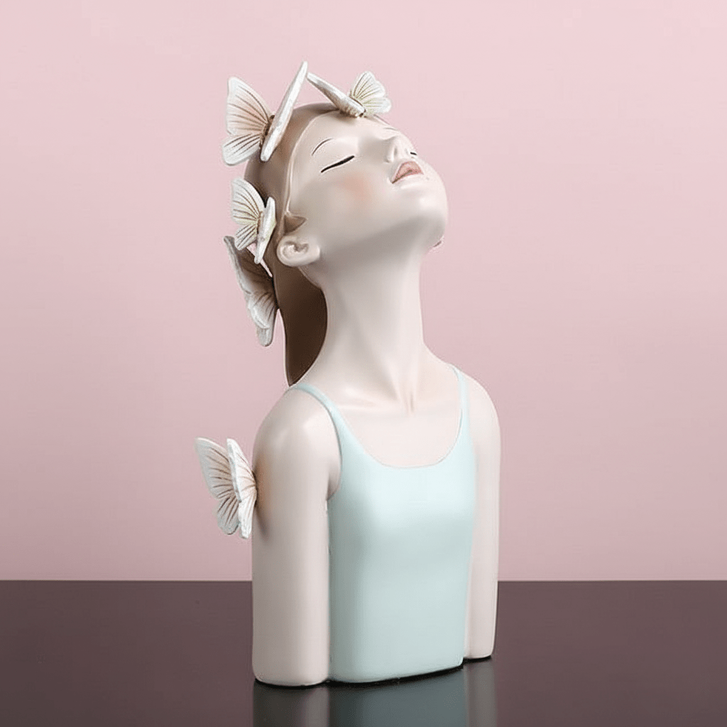 The Southern Atelier – Enchanting Woodland Fairy Sculpture Adorned with Butterflies for a Touch of Charm - The Southern AtelierSKU_1763119341082_719