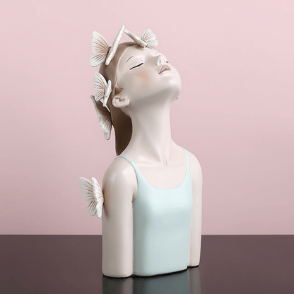 The Southern Atelier – Enchanting Woodland Fairy Sculpture Adorned with Butterflies for a Touch of Charm - The Southern AtelierSKU_1763119341082_719