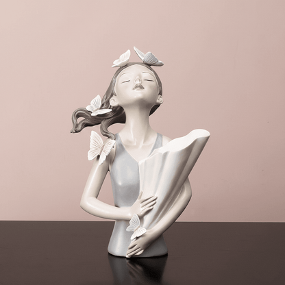 The Southern Atelier – Enchanting Woodland Fairy Sculpture Adorned with Butterflies for a Touch of Charm - The Southern AtelierSKU_1763119341082_843