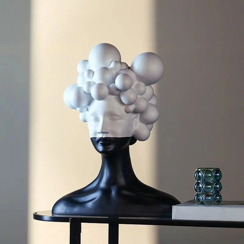 The Southern Atelier – Enigmatic Resin Sculpture in Sleek Woman Silhouette for a Stylish Accent - The Southern AtelierSKU_1766400535371_677UHIDHUIEHI