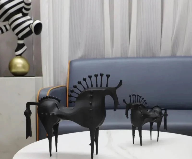 The Southern Atelier – Equinox Metal Horse Sculptures - The Southern AtelierSKU_1755802870175_499