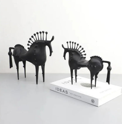 The Southern Atelier – Equinox Metal Horse Sculptures - The Southern AtelierSKU_1755802870175_499