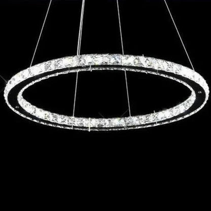 The Southern Atelier – Eternity Crystal Ring Chandelier - The Southern AtelierSKU_1754143563670_142