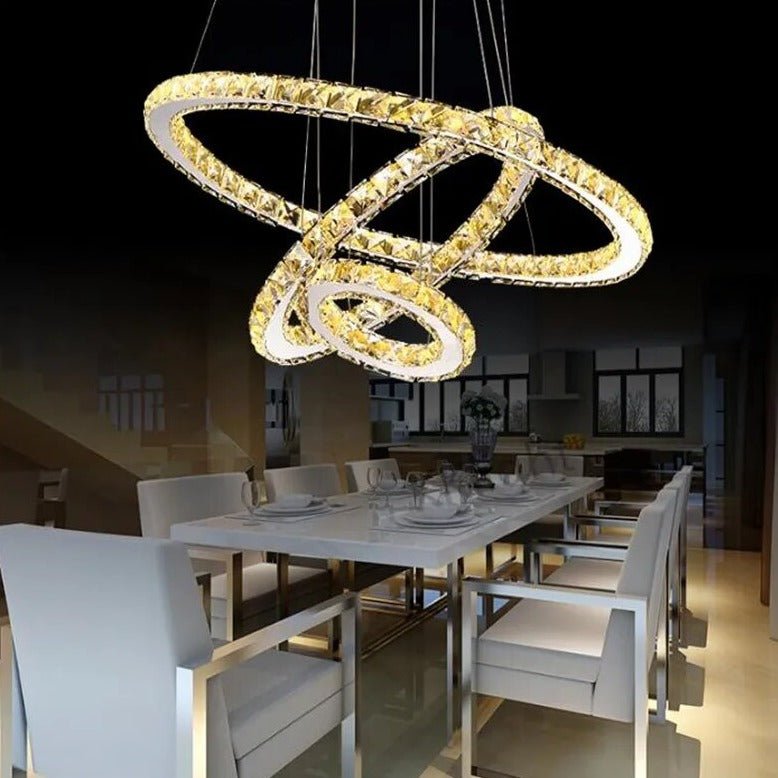 The Southern Atelier – Eternity Crystal Ring Chandelier - The Southern AtelierSKU_1754143563670_847