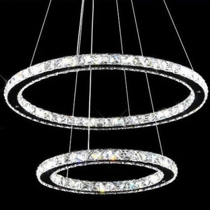 The Southern Atelier – Eternity Crystal Ring Chandelier - The Southern AtelierSKU_1754143563670_892