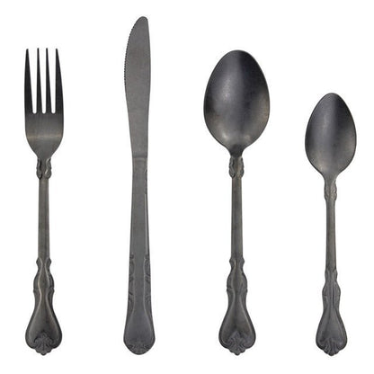 The Southern Atelier – Exquisite Antique Matte Finish Cutlery Set for Elegant Dining Experience - The Southern AtelierSKU_1763119374470_607