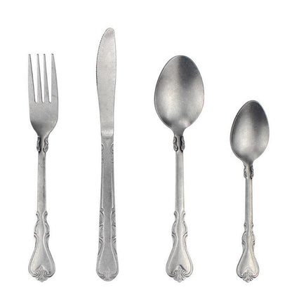 The Southern Atelier – Exquisite Antique Matte Finish Cutlery Set for Elegant Dining Experience - The Southern AtelierSKU_1763119374470_772