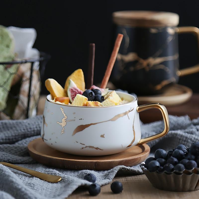 The Southern Atelier – Exquisite Ceramic Coffee Mug in Golden Marble Finish for a Refined Kitchen Elegance - The Southern AtelierSKU_1758918107234_374