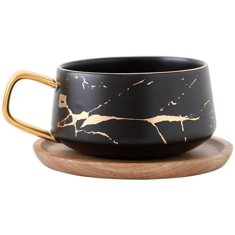 The Southern Atelier – Exquisite Ceramic Coffee Mug in Golden Marble Finish for a Refined Kitchen Elegance - The Southern AtelierSKU_1758918107234_891