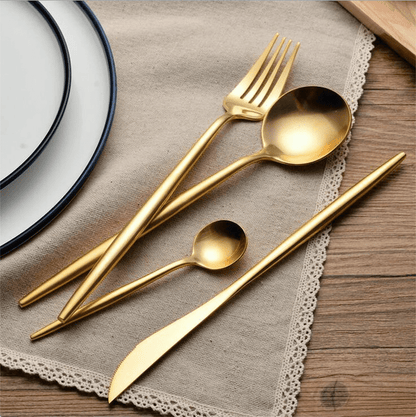 The Southern Atelier – Exquisite Gold Cutlery Set for Elegant Dining Experiences with Timeless Style - The Southern AtelierSKU_1765807374745_162