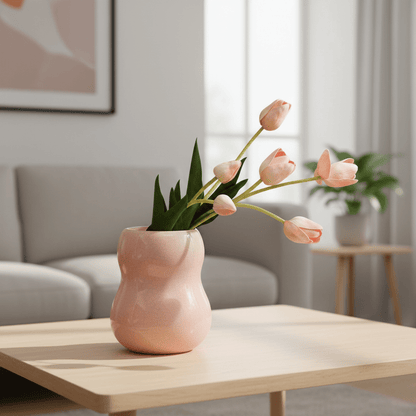 The Southern Atelier – Exquisite Hand - Blown Murano Glass Vase for a Serene Ambiance - The Southern AtelierSKU_1765807291105_43