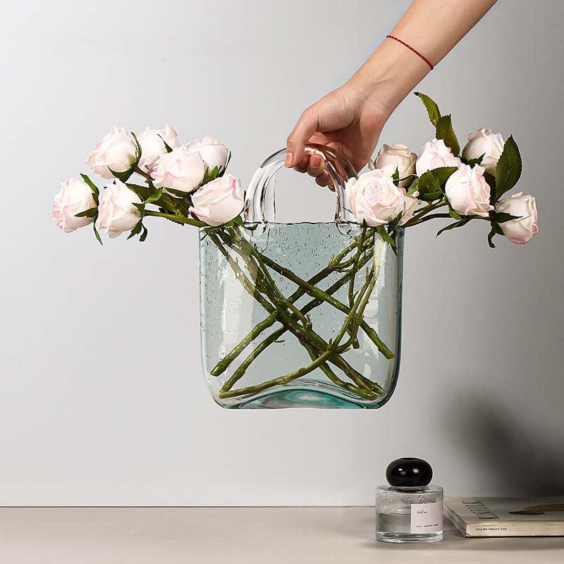 The Southern Atelier – Exquisite Handbag - Shaped Glass Vase for a Chic Touch - The Southern AtelierSKU_1765807274698_981