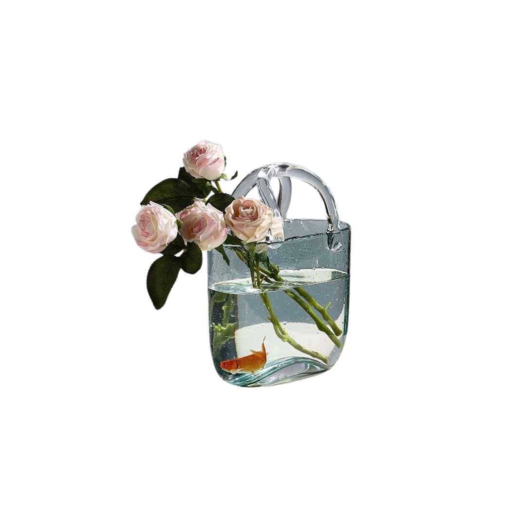 The Southern Atelier – Exquisite Handbag - Shaped Glass Vase for a Chic Touch - The Southern AtelierSKU_1765807274698_981