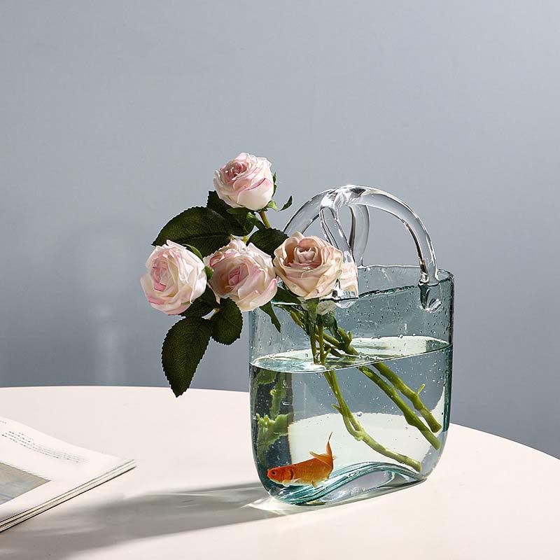 The Southern Atelier – Exquisite Handbag - Shaped Glass Vase for a Chic Touch - The Southern AtelierSKU_1765807274698_981