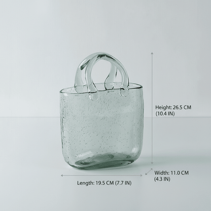 The Southern Atelier – Exquisite Handbag - Shaped Glass Vase for a Chic Touch - The Southern AtelierSKU_1765807274698_981