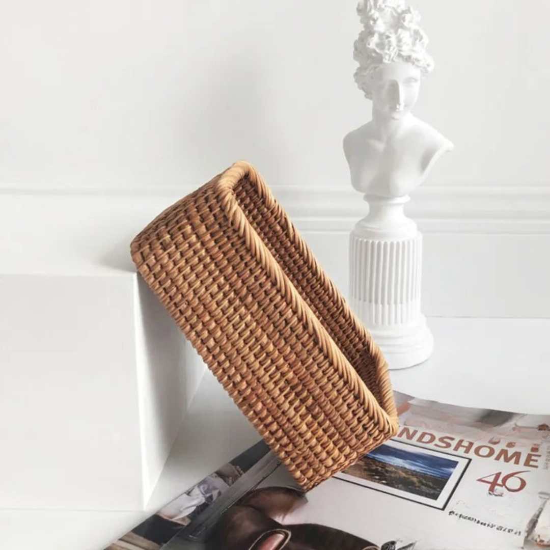 The Southern Atelier – Exquisite Handwoven Decorative Rattan Baskets for Elegant Home Organising, Infusing Natural Warmth - The Southern AtelierSKU_1763119050770_816