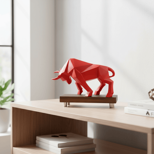 The Southern Atelier – Exquisite Resin Charging Bull Sculpture for a Touch of Elegance - The Southern AtelierSKU_1764698761610_428