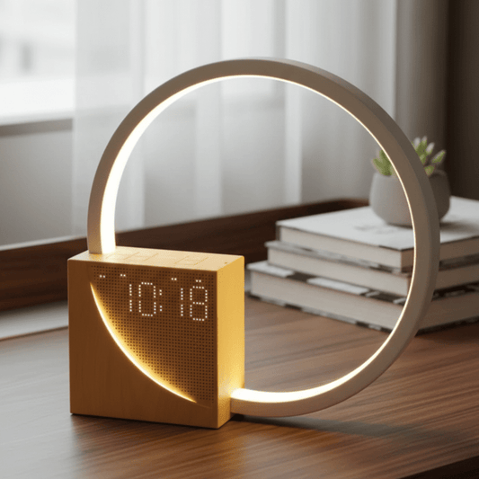The Southern Atelier – Exquisite Sun Catcher LED Lamp with Integrated Alarm Clock for a Serene Atmosphere - The Southern AtelierSKU_1767350226424_975