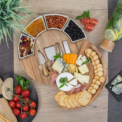 The Southern Atelier – Exquisite Wooden Cheese Board Set for Stylish Entertaining with Timeless Charm - The Southern AtelierSKU_1775450160368_39