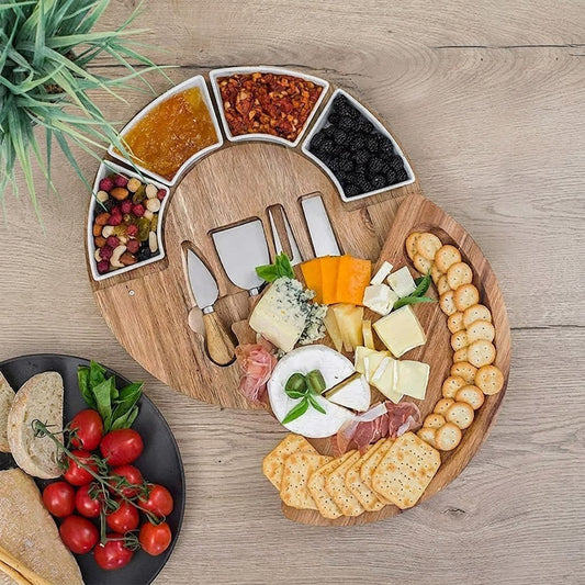 The Southern Atelier – Exquisite Wooden Cheese Board Set for Stylish Entertaining with Timeless Charm - The Southern AtelierSKU_1775450160368_39
