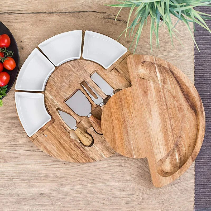 The Southern Atelier – Exquisite Wooden Cheese Board Set for Stylish Entertaining with Timeless Charm - The Southern AtelierSKU_1775450160368_39
