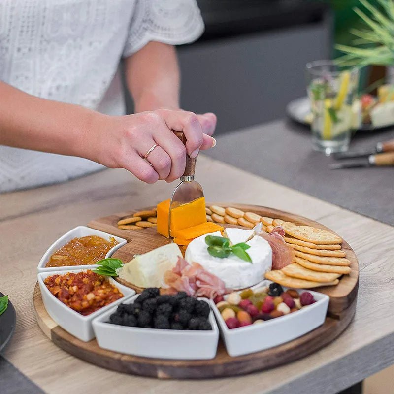 The Southern Atelier – Exquisite Wooden Cheese Board Set for Stylish Entertaining with Timeless Charm - The Southern AtelierSKU_1775450160368_39