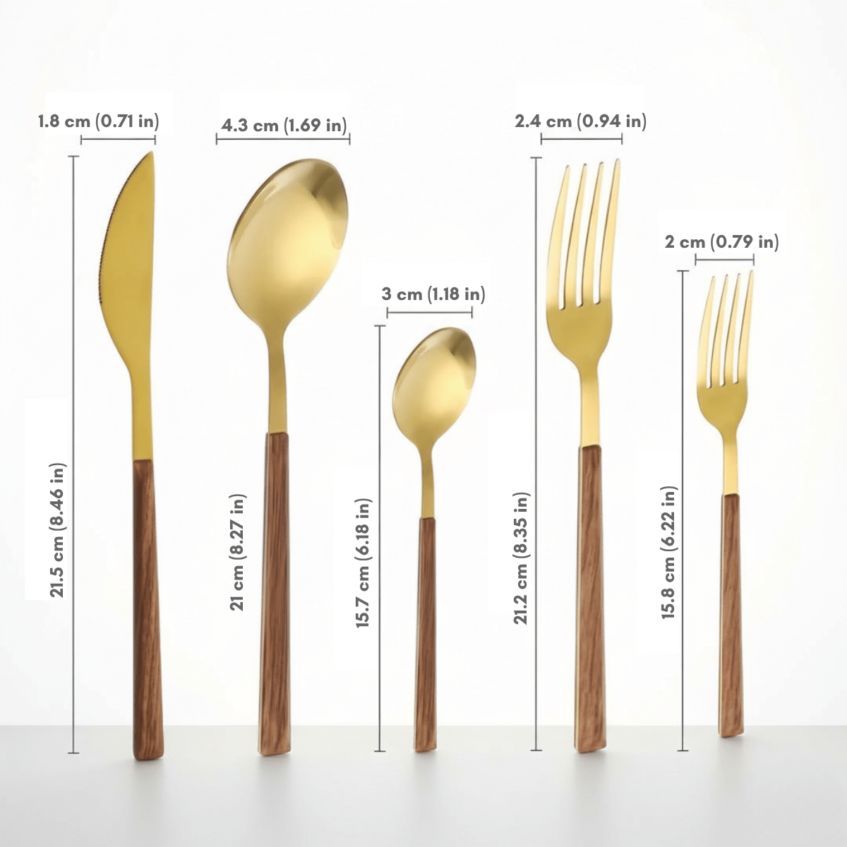 The Southern Atelier – Exquisite Wooden Handled Cutlery Set for Elegant Dining Experiences - The Southern AtelierSKU_1763118864272_284