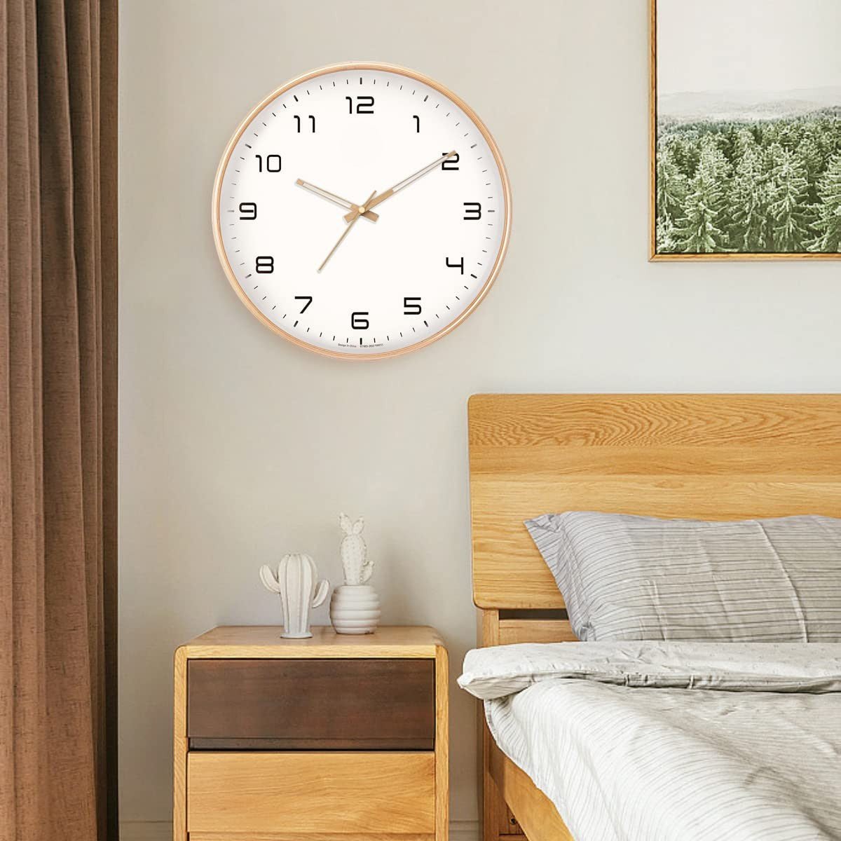 The Southern Atelier – Exquisite Wooden Wall Clock for Timeless Elegance with Minimalist Sophistication - The Southern AtelierSKU_1765807275236_702