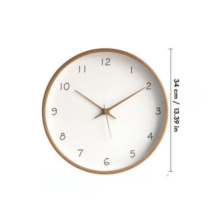 The Southern Atelier – Exquisite Wooden Wall Clock for Timeless Elegance with Minimalist Sophistication - The Southern AtelierSKU_1765807275236_956