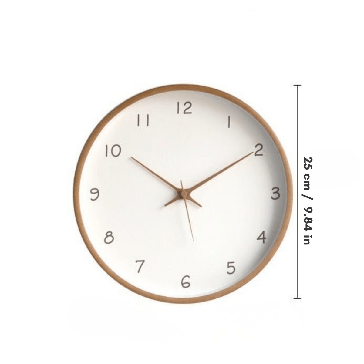 The Southern Atelier – Exquisite Wooden Wall Clock for Timeless Elegance with Minimalist Sophistication - The Southern AtelierSKU_1765807275236_956