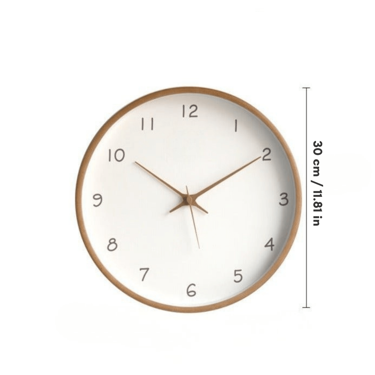 The Southern Atelier – Exquisite Wooden Wall Clock for Timeless Elegance with Minimalist Sophistication - The Southern AtelierSKU_1765807275236_956