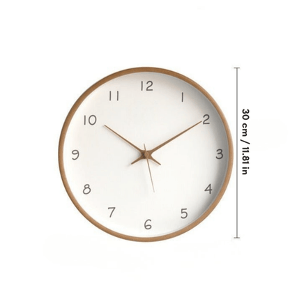 The Southern Atelier – Exquisite Wooden Wall Clock for Timeless Elegance with Minimalist Sophistication - The Southern AtelierSKU_1765807275236_956
