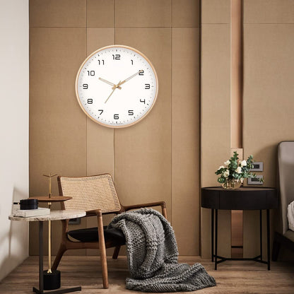 The Southern Atelier – Exquisite Wooden Wall Clock for Timeless Elegance with Minimalist Sophistication - The Southern AtelierSKU_1765807275236_956