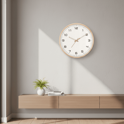 The Southern Atelier – Exquisite Wooden Wall Clock for Timeless Elegance with Minimalist Sophistication - The Southern AtelierSKU_1765807275236_956