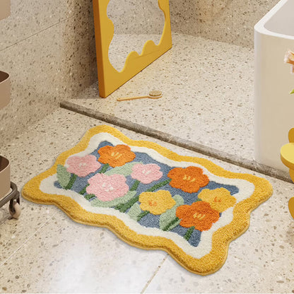 The Southern Atelier – Floral Cotton Bath Mat for Timeless Spaces - The Southern AtelierSKU_1775909437685_908