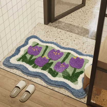 The Southern Atelier – Floral Cotton Bath Mat for Timeless Spaces - The Southern AtelierSKU_1775909437686_732
