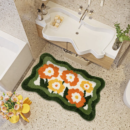 The Southern Atelier – Floral Cotton Bath Mat for Timeless Spaces - The Southern AtelierSKU_1775909437686_883