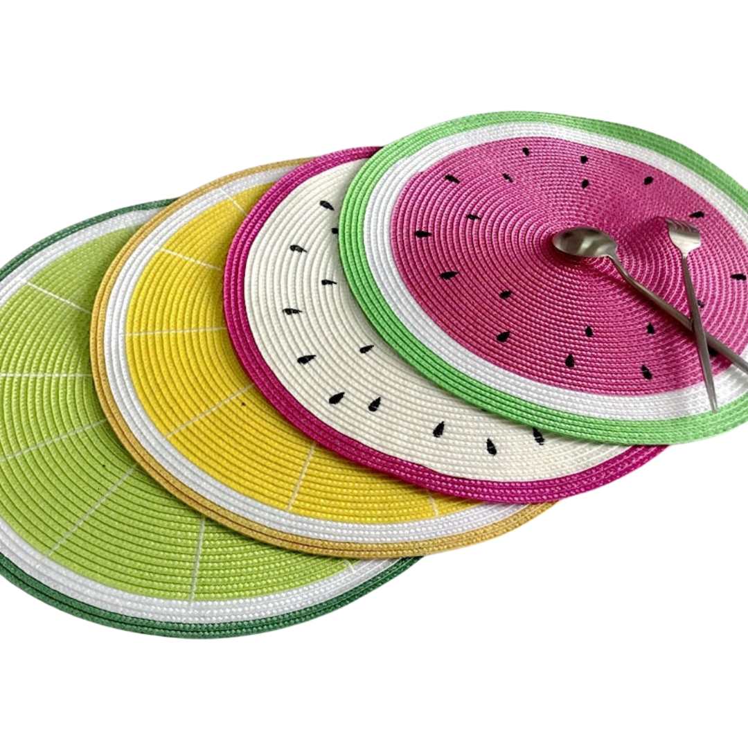The Southern Atelier - Fruit - Inspired Table Mat Set - The Southern AtelierSKU_1762349695423_723