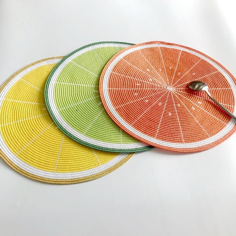 The Southern Atelier - Fruit - Inspired Table Mat Set - The Southern AtelierSKU_1762349695423_723