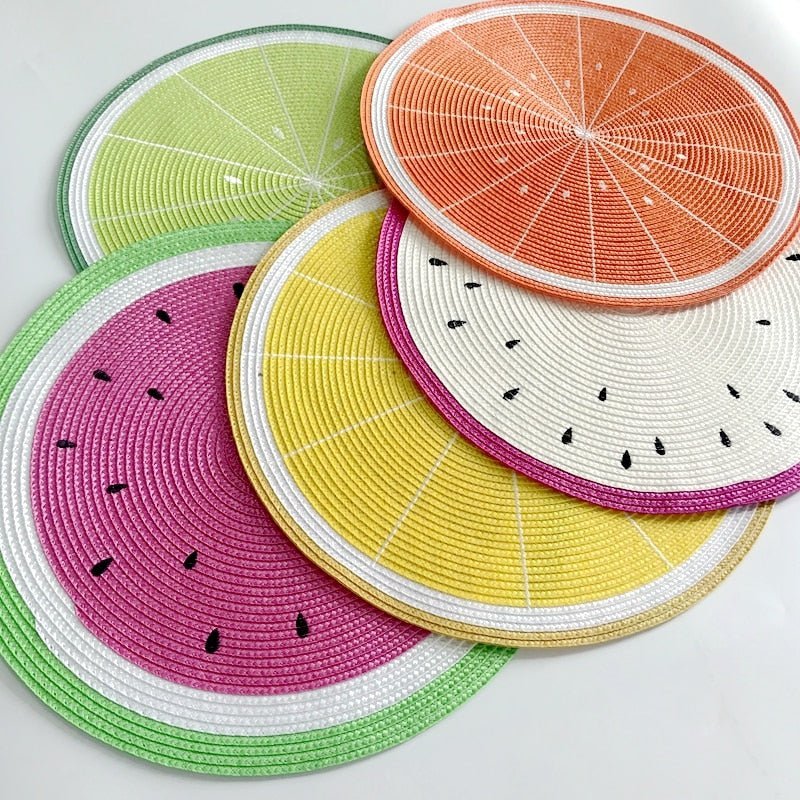 The Southern Atelier - Fruit - Inspired Table Mat Set - The Southern AtelierSKU_1762349695423_723