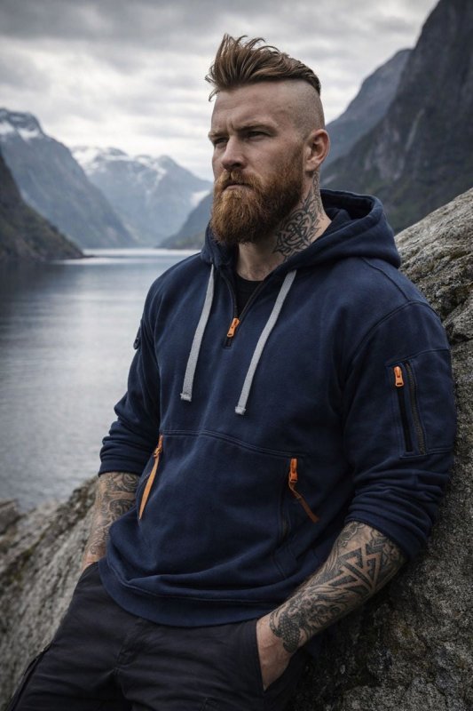 The Southern Atelier - Full - Zip Fleece - Lined Hoodie with Reinforced Front Pocket for Everyday Warmth - The Southern AtelierSKU_1778870183050_626
