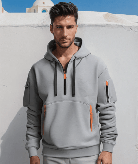 The Southern Atelier - Full - Zip Fleece - Lined Hoodie with Reinforced Front Pocket for Everyday Warmth - The Southern AtelierSKU_1778870183050_626